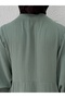 Nurperi Muslin Casual 6-Button Dress-Na2416 Mint - 6