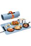 Electric Food Warming Tray with 4-Level Adjustable Temperature & Timer, Silicone Buffet Warmer for Parties & Countertop