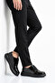 Black Patent Leather Genuine Leather Men's Casual Shoes 4013 m - 3