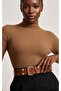 Elegant Women's Belt with Metal Accessories (3.5 cm)