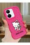 Vivo Y27S Compatible Case Camera Protector Red Silicone Couple Phone Case Kitty Pattern
