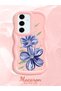 Samsung Galaxy S24 Fe Compatible Case Camera Protector Pink Silicone Couple Phone Case Floral Pattern - 2