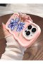Redmi Note 14 4g Compatible Case Camera Protector Pink Silicone Couple Phone Case Floral Pattern - 5