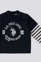 Navy Blue Arm Detail Baby Set of 2 - 3