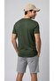 Men's Khaki Regular Full-Fit Crew Neck T-Shirt - 8