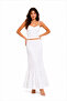 White Crop and Skirt Lace Trend Set - 2