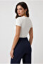 Women's High Waist Palazzo Classic Fabric Trousers El-5242 - 6