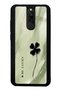 Xiaomi Redmi 8 Glossy Phone Case with Sage Lucky Clover Design