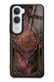 Vivo Y31 Rosewood Ottoman Medallion Design Glossy Phone Case
