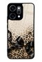 Oppo Reno 14 Pro Golden Leopard Bow Design Glossy Phone Case