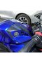 Yamaha yzf-r25 tank top carbon sticker label model 2 pieces right left - 3