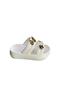 Girl's Double Band Stone Eva Slippers