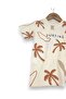 Boy's Summer Palm Tree Printed Shorts and T-Shirt Set for Ages 2-3-4-5-6 - 4