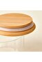 Vacuum Lid Glass Storage Container - Transparent / Brown - 350 ml - 3