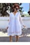 Sirt Chiffon Italian Dress White - 5