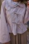 Pötikare Lace-Up Shirt Mink - 2