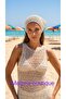 Melona Boutique, Sequin White Bandana, 2026 Trend