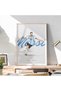 30x40 cm / 12x16 Inch Black Floating Frame Canvas | Lionel Messi Argentina 10 Illustrated Wall Art | Minimalist Football Poster | Soccer GOAT Decor | HD 250GSM Cotton Canvas