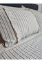 Breathable, Luxurious, Iron-Free, 100% Cotton Linen Duvet Cover Set Suitable for 4 Seasons, with 4 Pillowcases. - 2