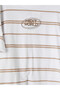 Lcw Kids White Crew Neck Boy's Pajamas Set with Shorts - 5