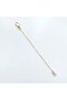 Front-Locked Green Baguette Stone Tiny Paperclip Bracelet - 2