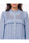 Embellished Summer Dress with Embroidered Collar - 3