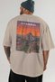 Istanbul Turkey 3 Beige Oversize Country City Back Printed Unisex T-Shirt 100% Cotton Premium - 5