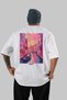 Venice Italy White Oversize Country City Back Printed Unisex T-Shirt 100% Cotton Premium - 2