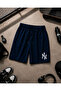Ny Newyork Identy Print 4-Pack Economic Print Set Shorts with Side Pockets Elastic Waist Comfortable Fit Casual Shorts/Bermuda - 4