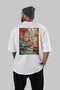 New York 2 White Oversize Country City Back Printed Unisex T-Shirt 100% Cotton Premium - 4