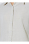 Linen Like Shirt And Wide Leg Pants Set - 3