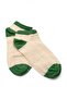 Women's Green Knitted Textured 6-Piece Booties Socks Set - Cotton Socks Below the Ankle - 4