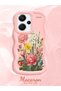 Redmi Note 13 Pro Plus 5g Compatible Case Camera Protector Pink Silicone Couple Phone Case Floral Pattern - 2