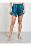 Teal Pack Of 3 - Lace Bralette, Shorts And Robe - 6