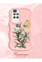 Redmi 10 Compatible Case Camera Protector Pink Silicone Couple Phone Case Butterfly Pattern - 2