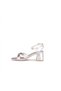 3024 Mg Silver Evening Dress Heeled Women's Shoes - 4