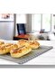 Roll Up Dish Drying Rack Over The Sink 17.7(L) x 15.6(W), Multipurpose Foldable Stainless Steel Kitchen Rollable Drainer Rack, Gray - 6
