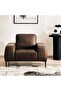 VLOG SINGLE SEATER SOFA- BROWN - 3