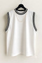 Men's Ribbed Premium Quality Modern Fit Sports Athlete Sleeveless T-Shirt