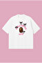 Kuromi X Bape Printed Oversize Boxy Cut Unisex 100% Cotton Tshirt |   Streetwear