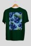 Blueberry 2 Oversize Back Printed Green T-Shirt Unisex 100% Cotton Premium Design Streetwear