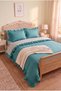 Polka Dot, Ruffled Double Duvet Cover Set |   Cotton |   200X220 cm Duvet Cover, 2 Pieces 50X70 cm Pillowcases |   Stylish and Elegant - 2