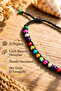 Black Beaded Anklet Women's Ankle Accessory - 2