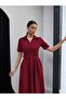 Princess Shirt Collar Belt Detail Dress - 3
