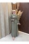 Lora Tensel Modal Skirt Suit |   Khaki