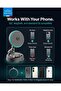 Qi2 25w Wireless Magnetic Car Mount Charger | MagSafe Car Phone Holder Vacuum Suction for Dashboard & Console | Dual USB-C Port, Fast Charging Stand for iPhone 17 Pro Max - Black (BHL-60) - 6