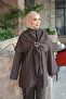 Brown Cape Buckle Triple Trouser Suit - 3
