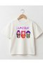 Children's Oversize Printed T-Shirt Huntrix Noodle Girls Patterned 100% Cotton Unisex T-Shirt - 2