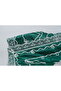 Green Velvet Lace Prayer Rug 120X70 cm Dowry Gift Prayer Mat - 4