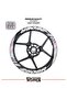 Cfmoto 250sr wide wheel rim decal sticker model 16-piece set - high quality